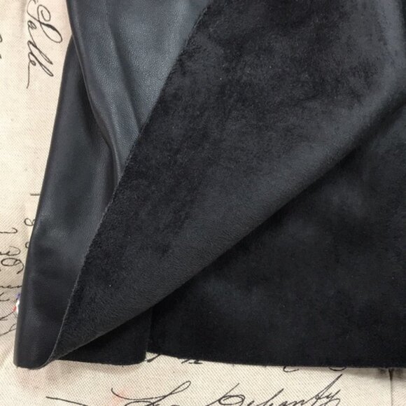 Bar III Belted Faux-Leather Dress - Picture 6 of 9